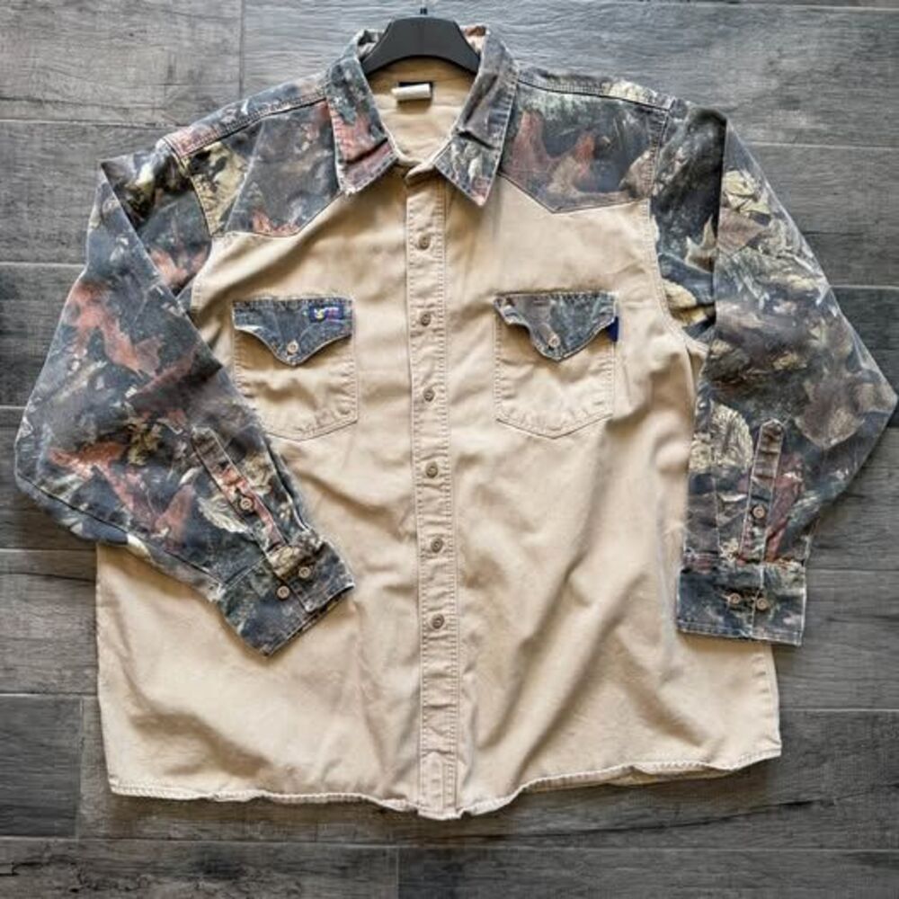 LAPCO FR Camo Work Shirt Mens Size 2XL